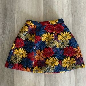 Vintage Alicia + Olivia floral skirt with pockets